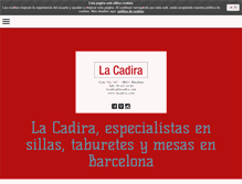 Tablet Screenshot of lacadira.com